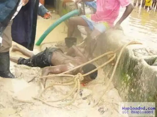 Drama as Man Commits Suicide by Jumping Into Canal (Photo)